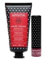 Apivita Crema Mani Idratante al Gelsomino 50ml + Balsamo Labbra Ribes Nero 4,4g