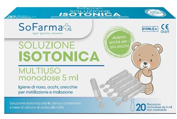 Soluz Salina 0,9% 20fl 5ml Sf+
