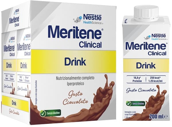 Meritene Clinical Cioccolato 4 x 200 ml