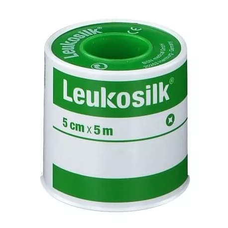 Leukoplast Leukosilk Cerotto In Rocchetto Ipoallergenico Bianco Misure 5cm x 5m
