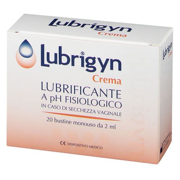 Lubrigyn Crema Vaginale Lubrificante 20 Bustine da 2 ml