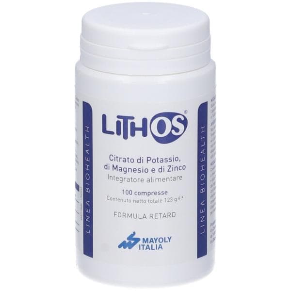 Lithos Integratore Citrato di Potassio di Magnesio e Zinco 100 Compresse Formula Retard