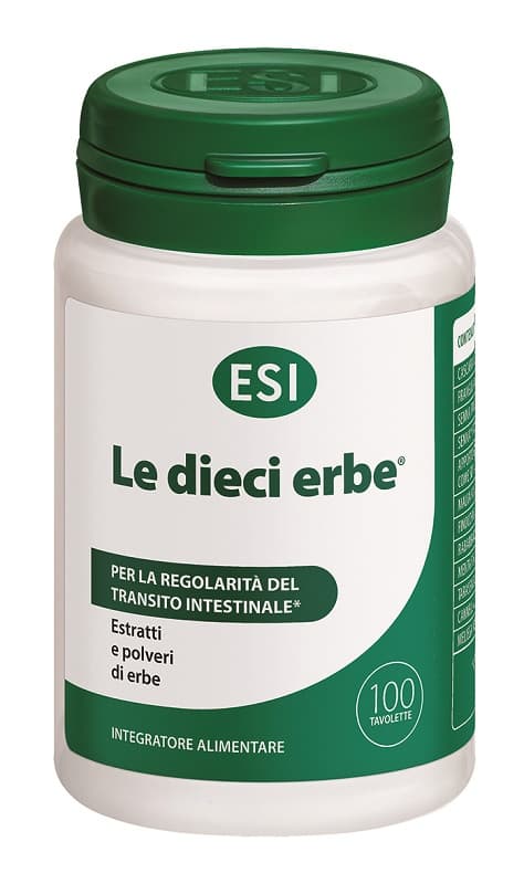 Esi Le Dieci Erbe Integratore Digestivo 100 Tavolette