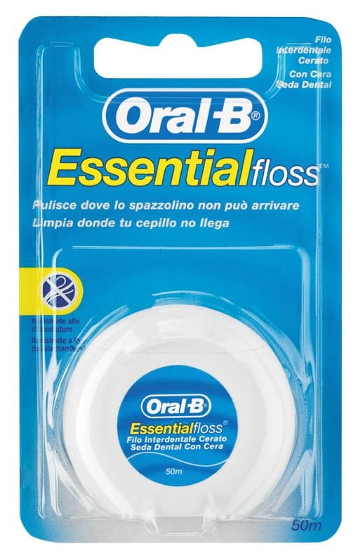 Oral-B Essential Floss Filo Interdentale Cerato 50 metri