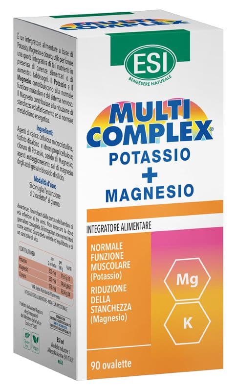 ESI Multicompex Integratore Potassio Magnesio 90 Ovalette