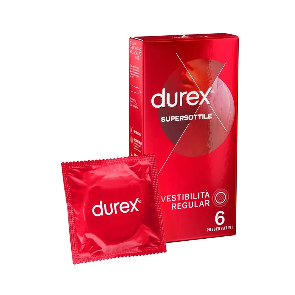 Durex Contatto Comfort Profilattici Sottili 6 Pezzi