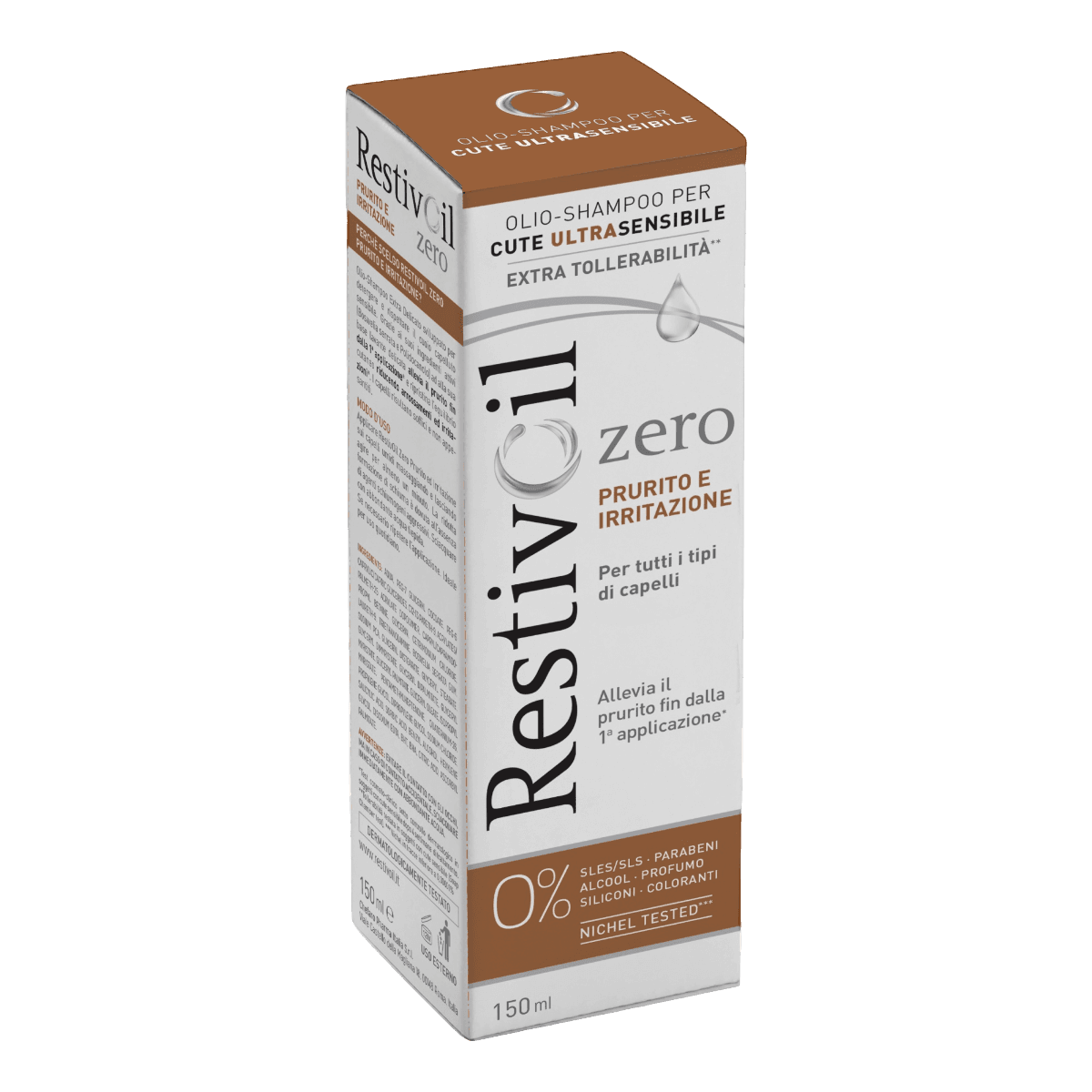 Restivoil Zero Prurito e Irritazione Olio Shampoo Lenitivo 150 ml