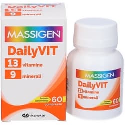 Massigen Dailyvit+ Integratore Multivitaminico Multiminerale 60 Compresse