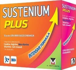 Sustenium Plus Integratore di Creatina Arginina 12 Bustine