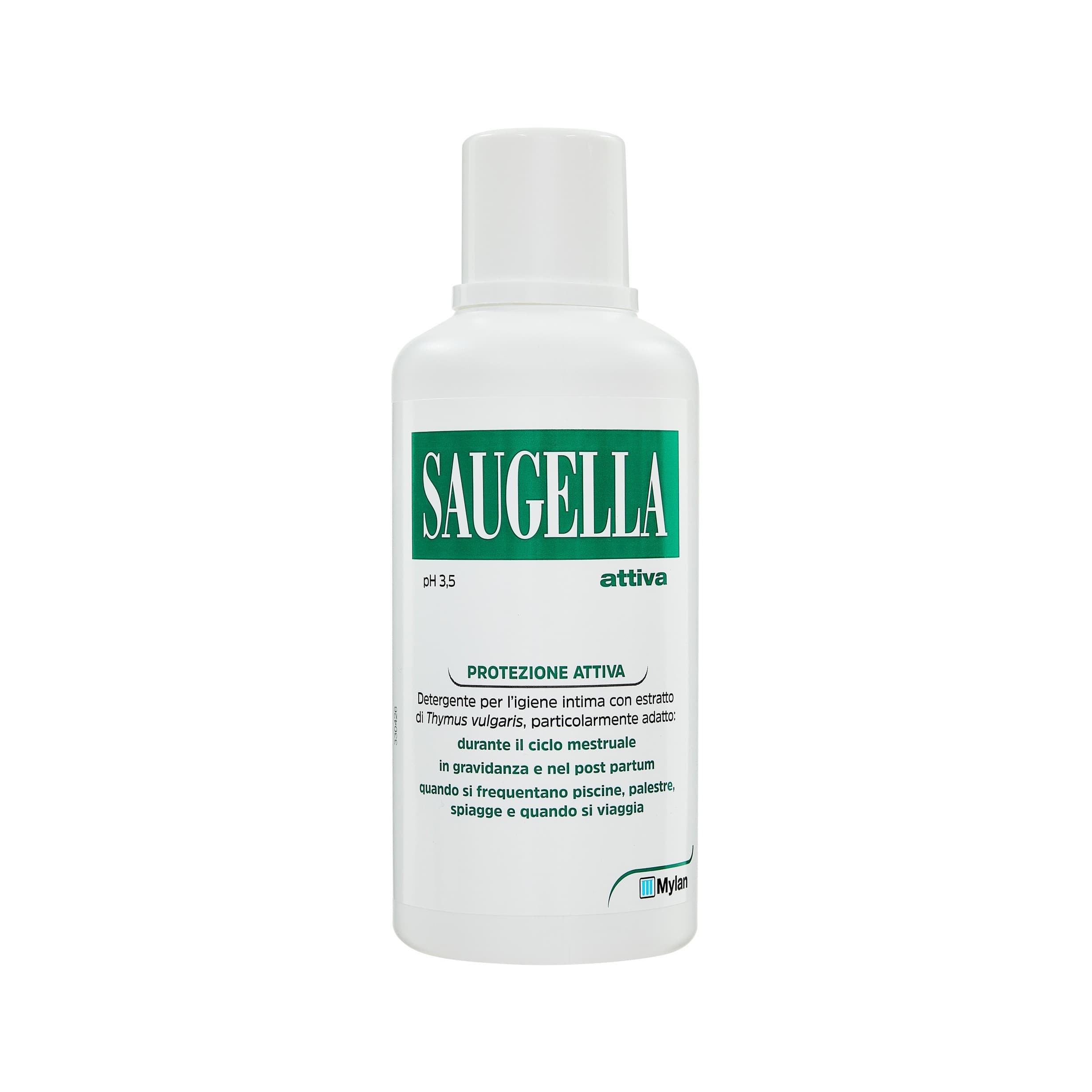 Saugella Attiva Detergente Intimo Ph 3.5 Antibatterico 500 ml
