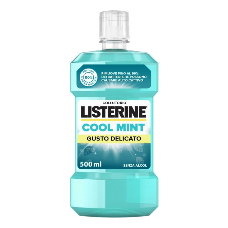 Listerine Cool Mint Collutorio Senza Alcool 500 ml