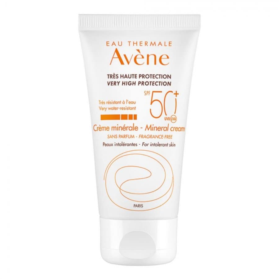 Avène Solare Crema Schermo Minerale Viso SPF 50+ Protezione Molto Alta 50 ml