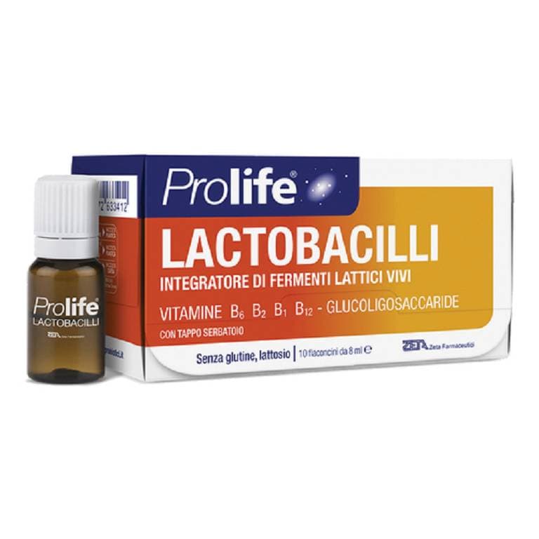 Prolife Lactobacilli Integratore Equilibrio Intestinale 10 Flaconcini