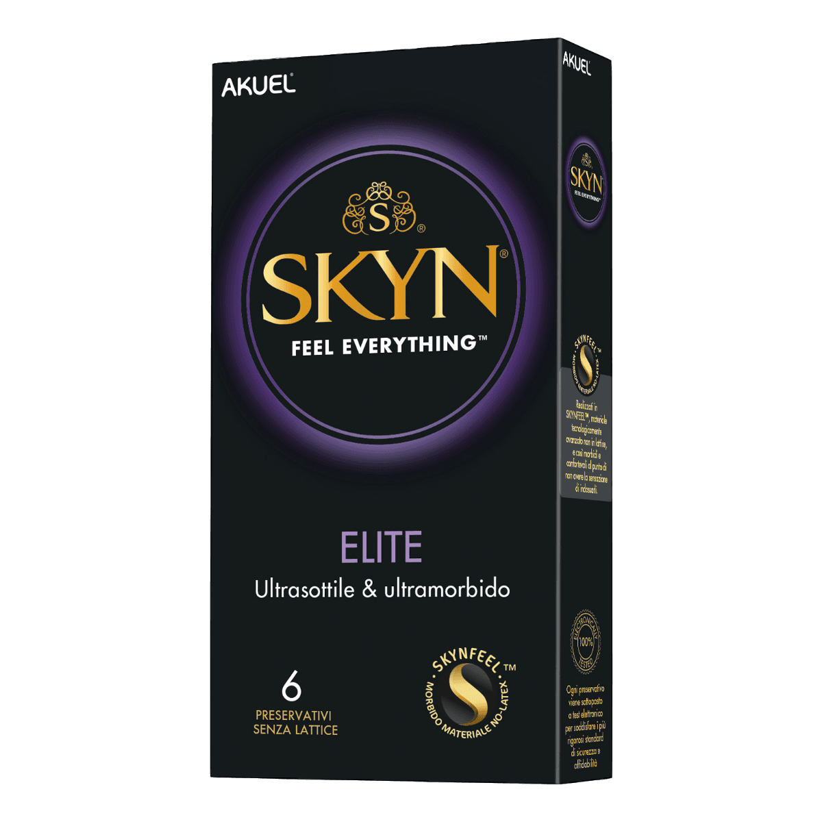 SKYN Preservativi Elite Ultrasottili e Ultramorbidi 6 Pezzi