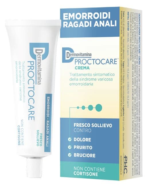 Dermovitamina Proctocare Crema Emorroidi E Ragadi 30 Ml