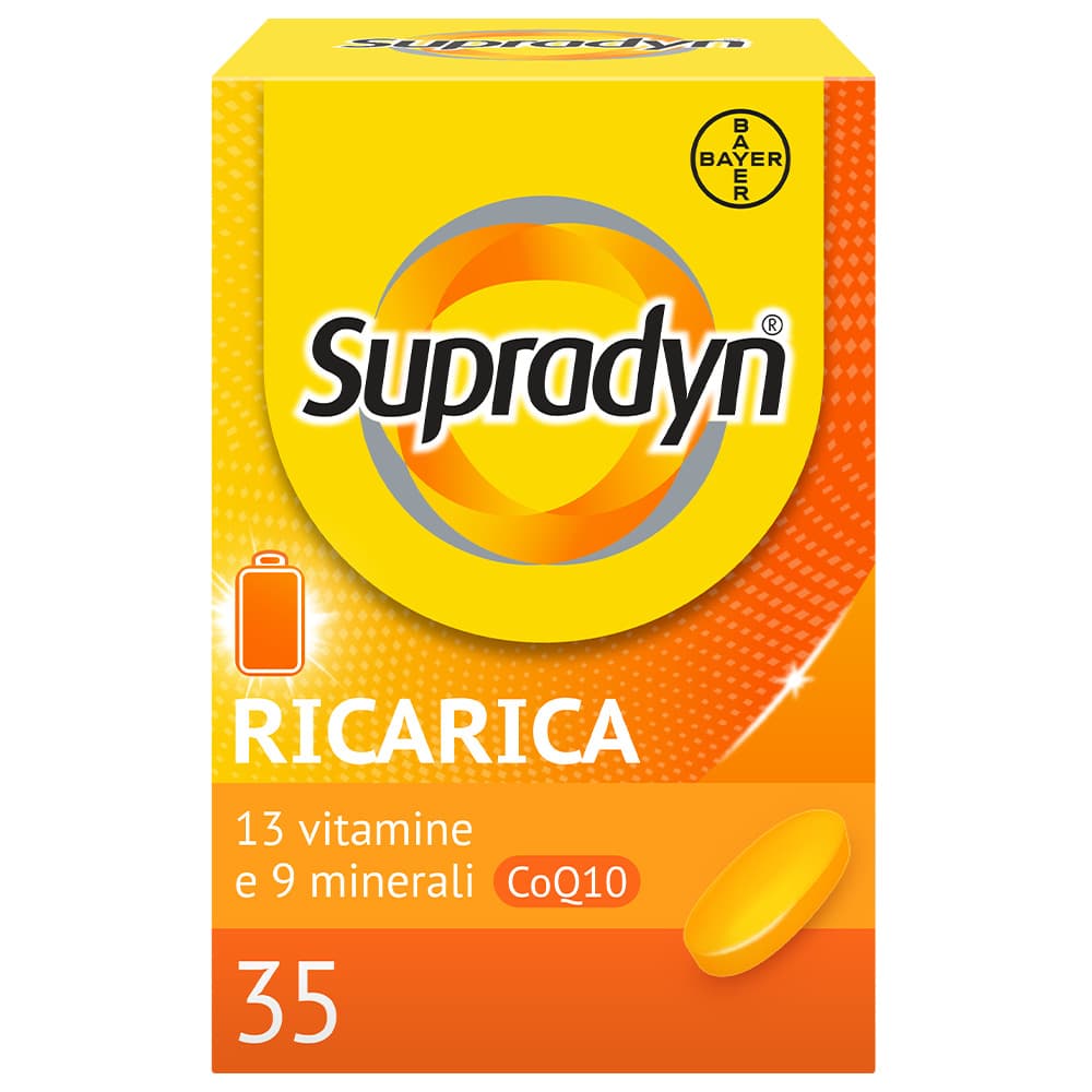 Supradyn Ricarica Integratore Multivitaminico Completo e Minerali con Co-Q10 35 Compresse