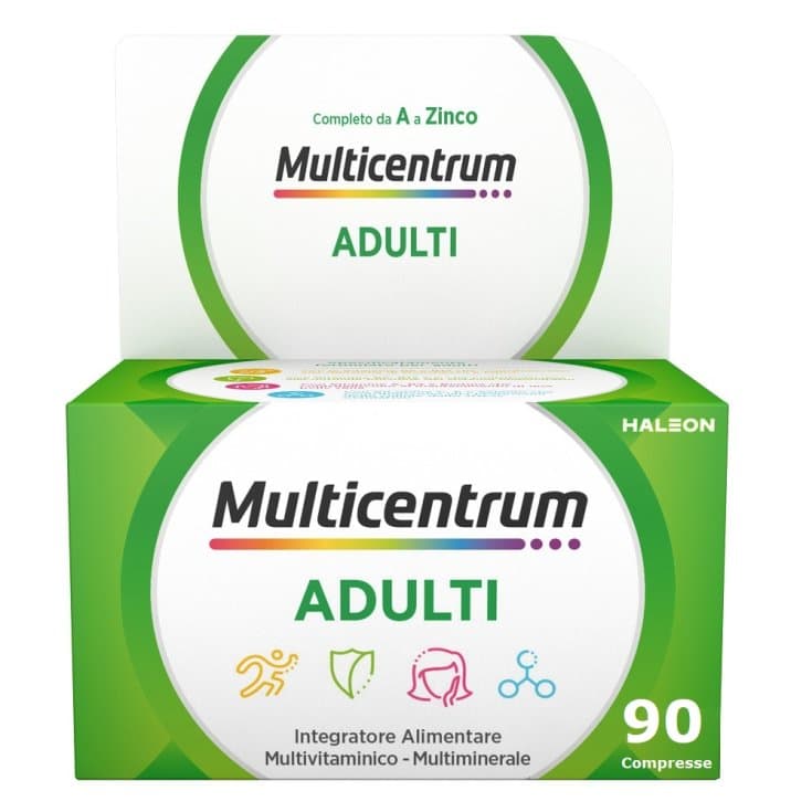Multicentrum Adulti Integratore Multivitaminico Multiminerale 90 Compresse