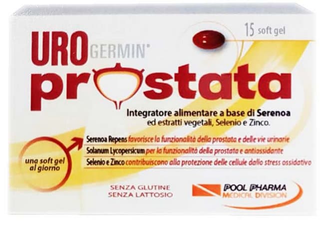 Urogermin Prostata Integratore Benessere Urinario 15 Capsule Softgel