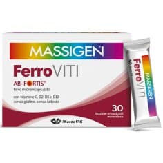 Massigen Ferroviti Ab-fortis Ferro Microincapsulato 30 Bustine Orosolubili