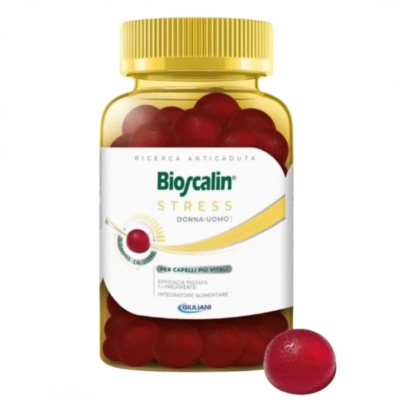 Bioscalin Stress - Integratore Anticaduta per Capelli | 30 Gummies