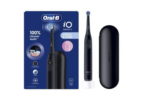 Oral-b Io2 Night Black Spazzolino Elettrico Colore Nero Con Custodia Da Viaggio