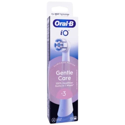 Oral-B iO Gentle Care Testine di Ricambio Bianche 3 Pezzi