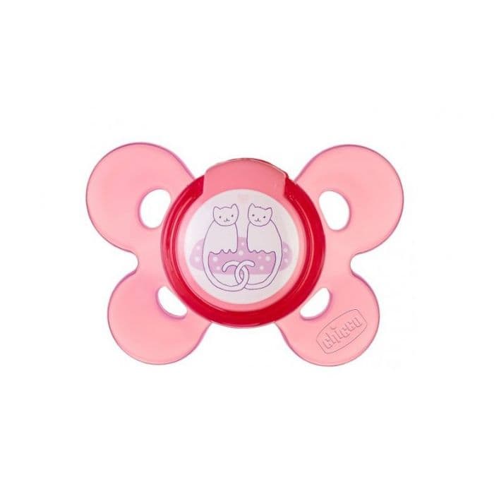 Chicco Physio Comfort Succhietto Rosa in Silicone 6-12m+