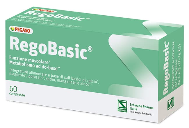 Pegaso Regobasic Integratore Di Sali Basici 60 Compresse