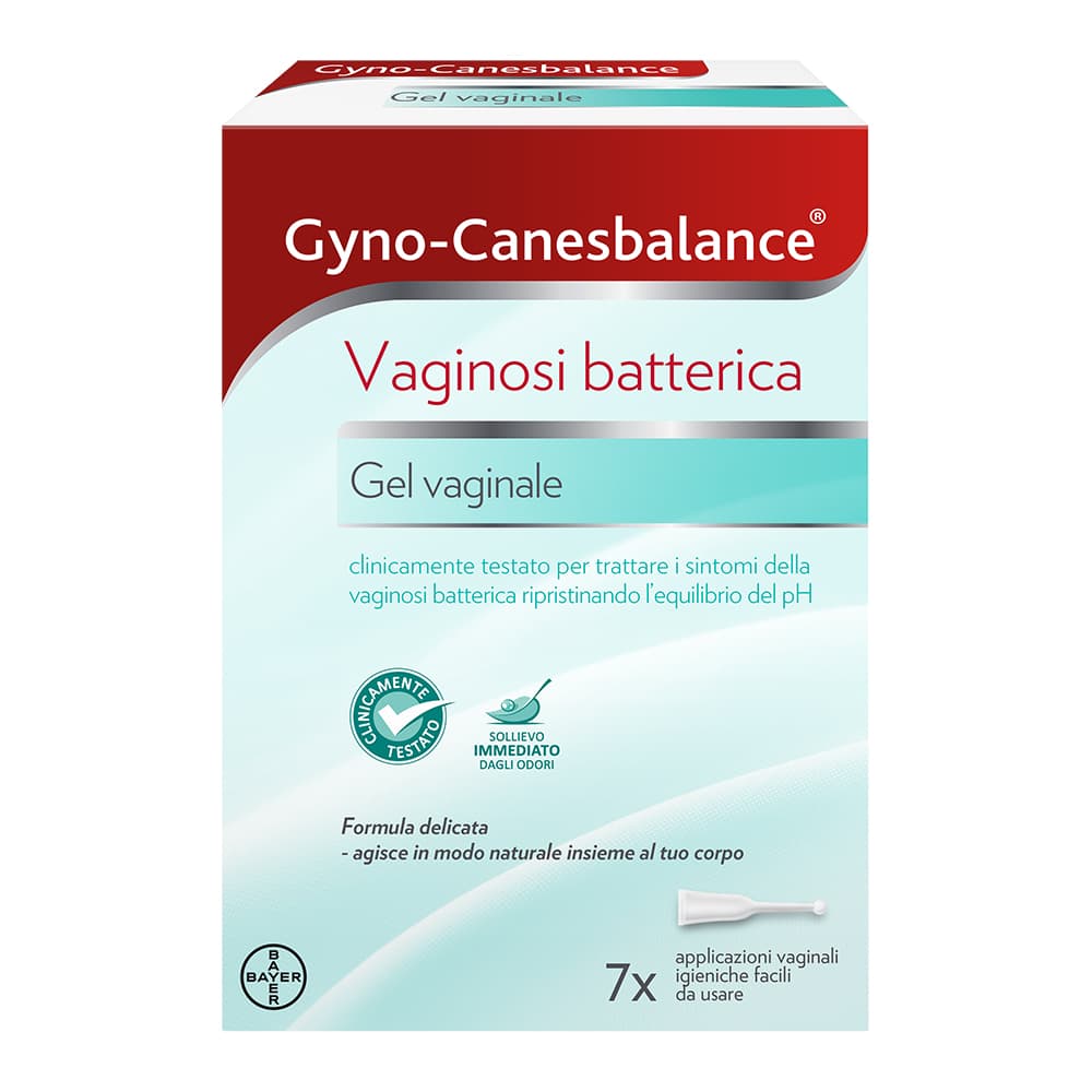 Gyno-Canesbalance Gel Vaginale contro Vaginosi Batterica e Infezioni Vaginali 7 Flaconcini