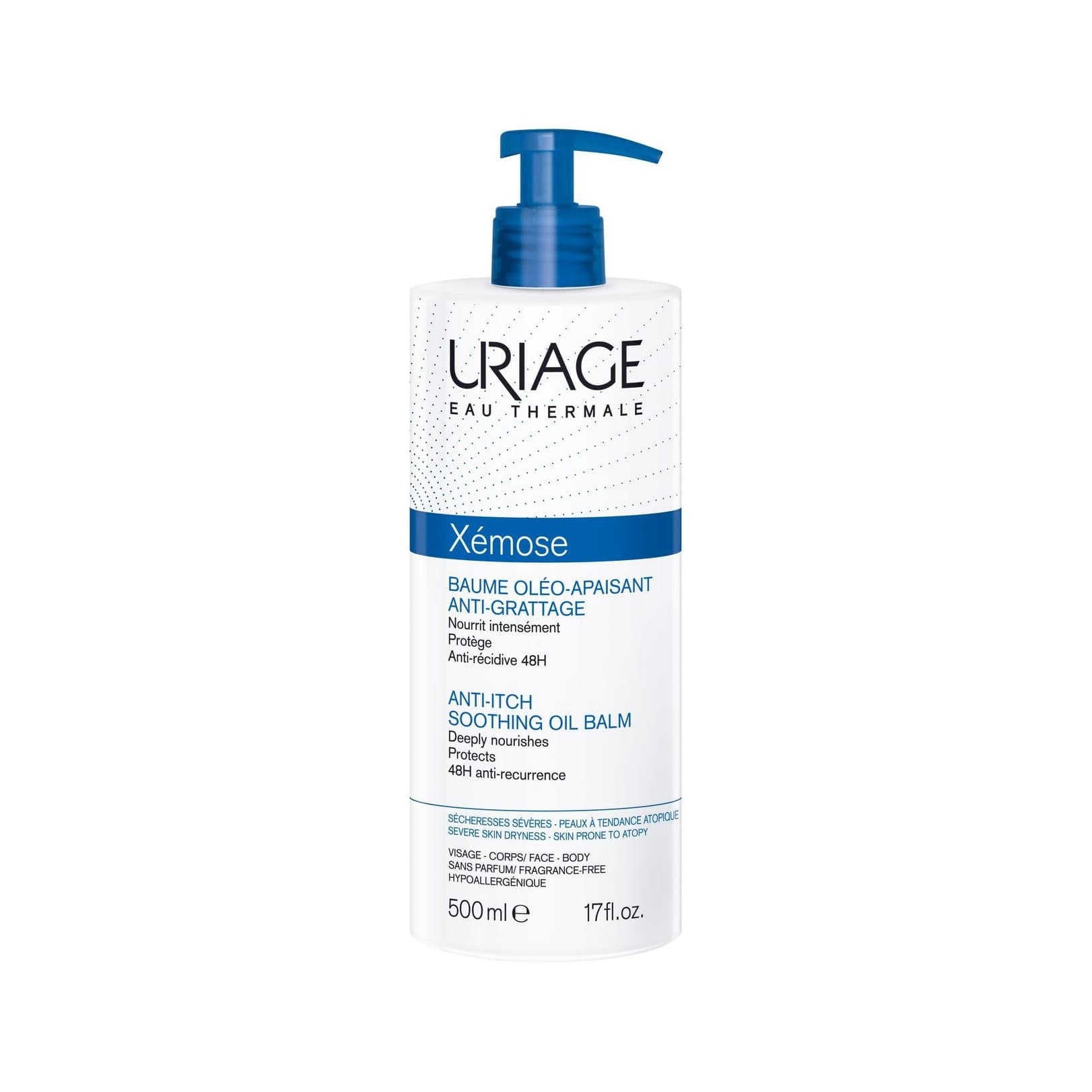 Uriage Xémose Balsamo-Olio Lenitivo Anti-prurito 500 ml