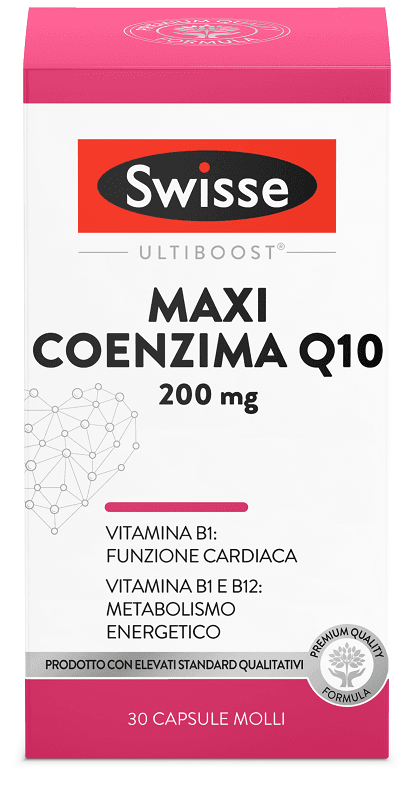 Swisse Maxi Coenzima Q10 Integratore Cardiaco 30 Capsule