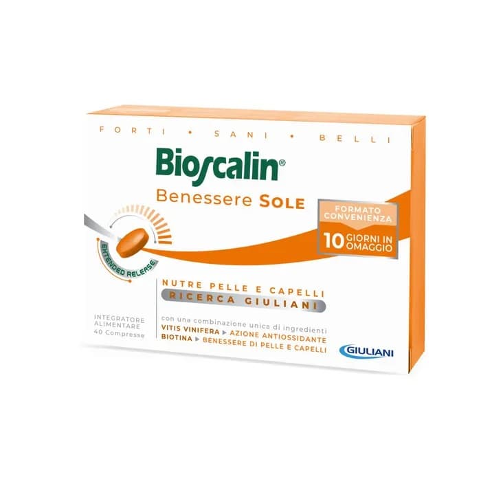 Bioscalin Sole 30+10 Compresse - Integratore per Capelli Esposti al Sole