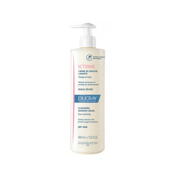 Ducray Ictyane Crema Detergente Pelle Secca Viso e Corpo 400 ml