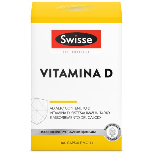 Swisse Vitamina D3 Integratore Ossa e Denti 100 Capsule