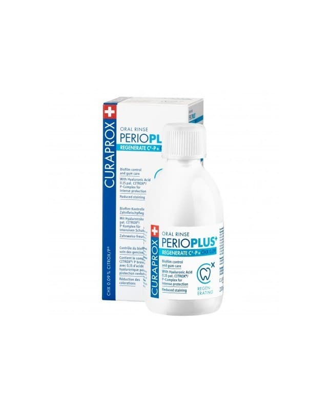 Curaprox Collutorio Perio Plus + Regenerate CHX 0,09% 200ml