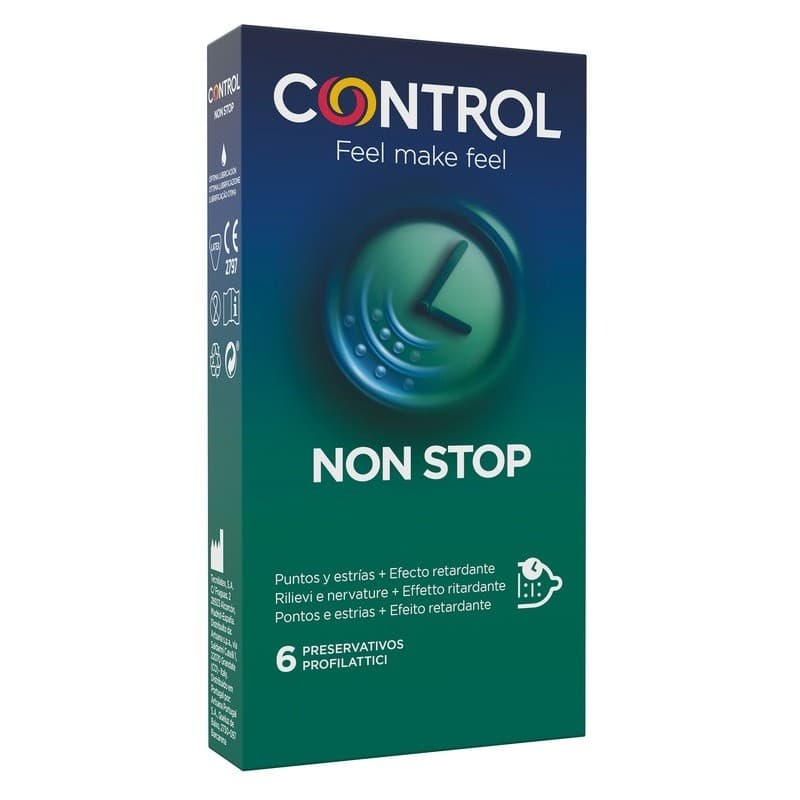 Control Non Stop Dots & Lines 6 Preservativi