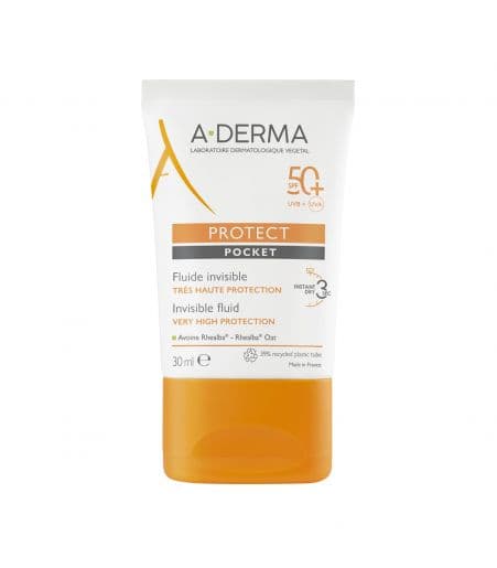 A-Derma Protect Fluido Solare Viso Invisibile SPF 50+ 30 ml