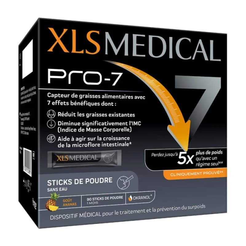 XLS Medical Pro 7 Integratore Per la Perdita di Peso 90 Sticks