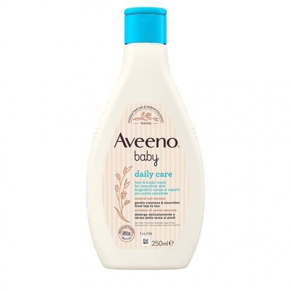 Aveeno Baby Daily Care Bagnetto Corpo e Capelli Confezione 250 Ml