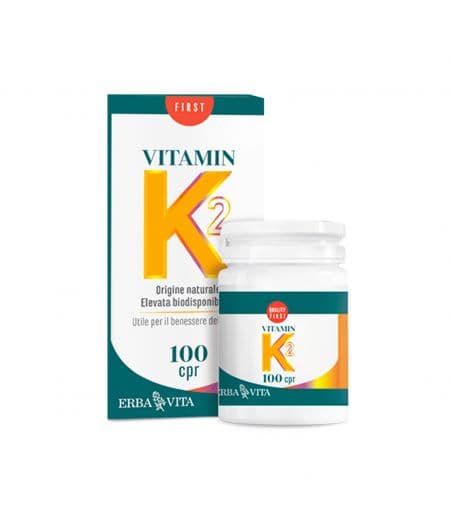 Erba Vita Vitamina K2 Integratore ossa 100 compresse