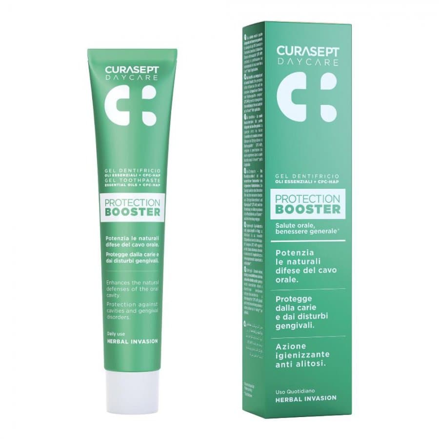 Curasept Daycare Protection Booster Herbal Ivasion Gel Dentifricio 75ml