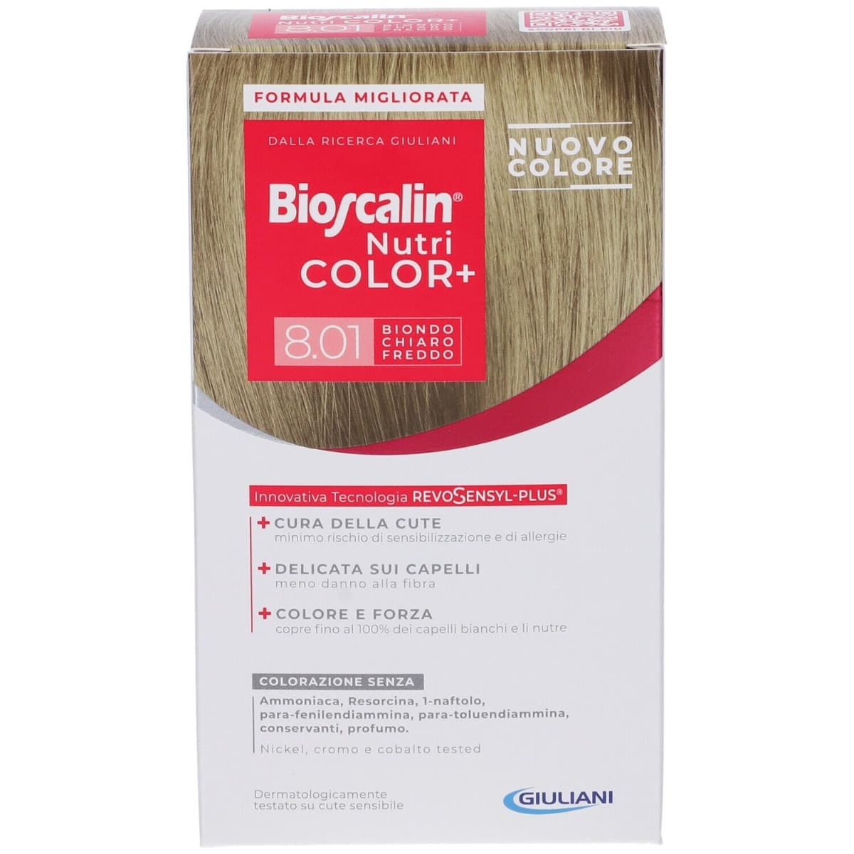 Bioscalin Nutri Color+ 8,01 Biondo Chiaro Freddo