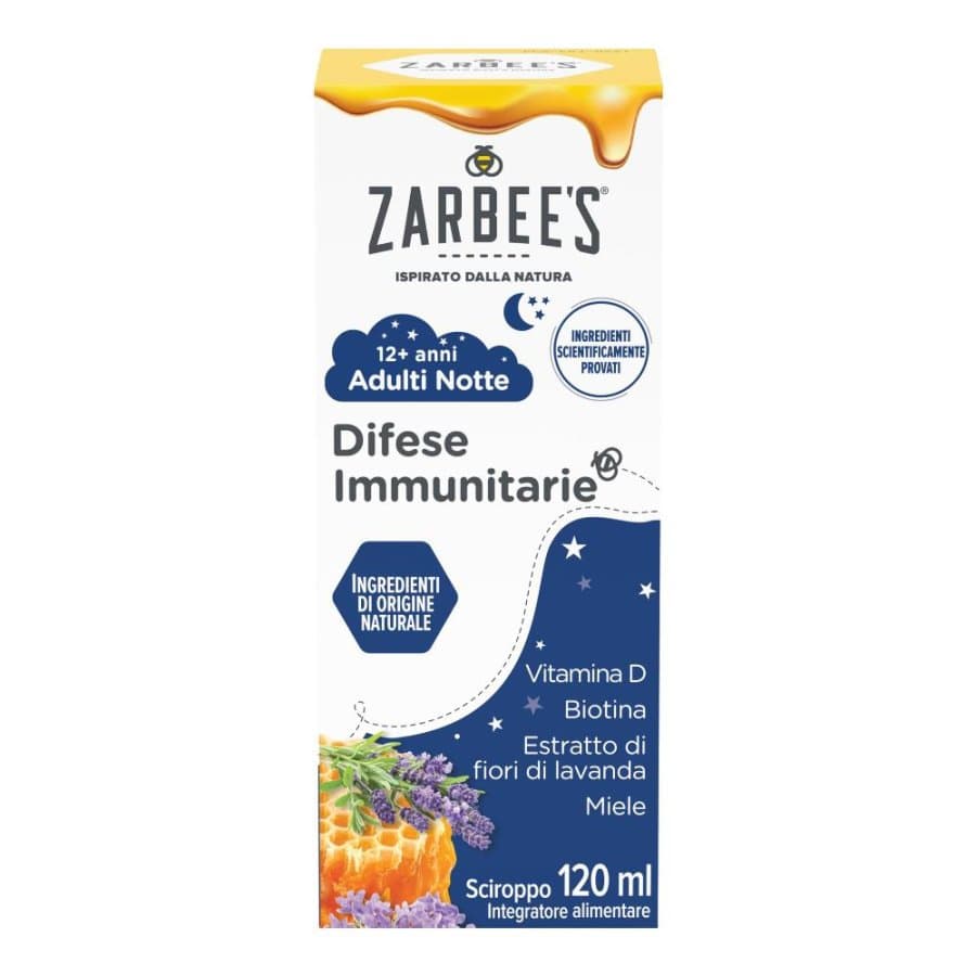 Zarbees Adulti Sciroppo Notte per Difese Immunitarie 120ml