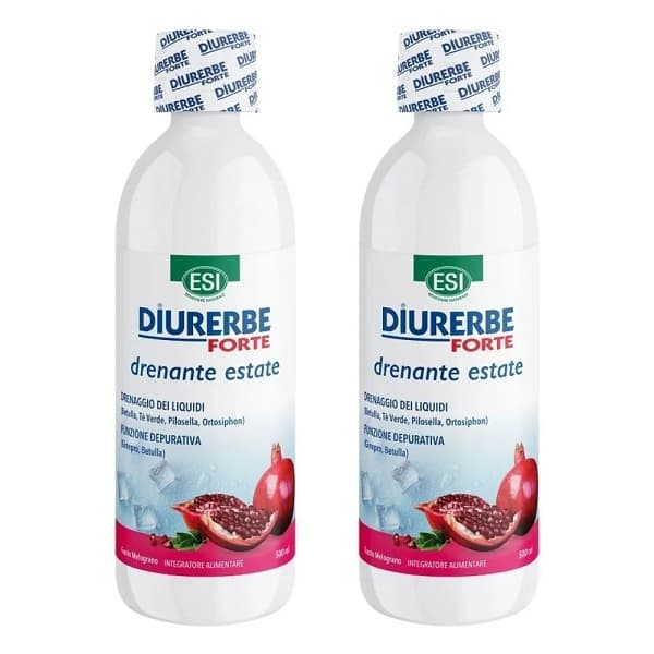 Esi Diurerbe Forte Drenante Melograno Bipack 500 ml + 500 ml
