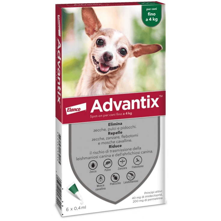Advantix Spot On*6pip 0-4kg