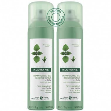 Klorane Shampoo Secco Ortica 2X150Ml