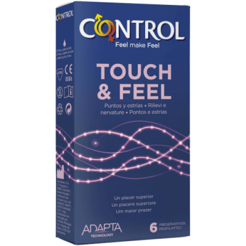 Control Touch & Feel Profilattici ad Azione Stimolante