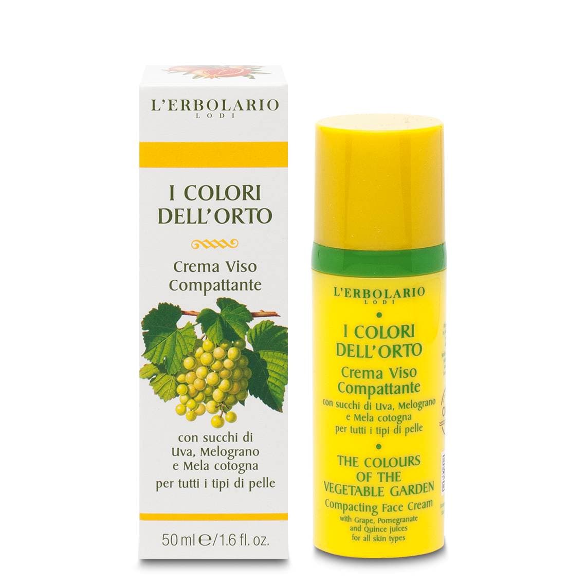 I colori giallo crema viso compat