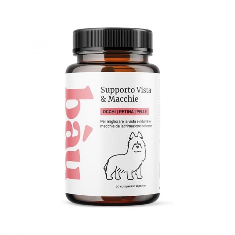 BAU COSMESI - Supporto Vista & Macchie 90 Compresse - Mangime Complementare Cani