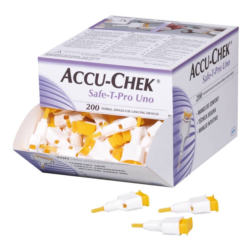 Lancette pungidito accu-chek safe t pro uno 200 pezzi
